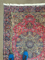 Antique Hand Knotted Woven Oriental Rug All Wool Woven Specially for Dilmaghani