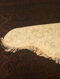 Valance with Pink Fringes Approximately 94" X 13"-17"