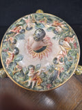 Capodimonte Decorative Bowl Made In Italy 2160 6" Diameter 4" Tall