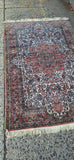 Hand Knotted Silk Indian Oriental Rug 4 X 6 Circa 1970's