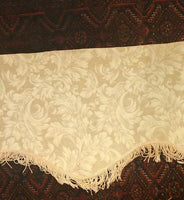 Valance with Pink Fringes Approximately 94" X 13"-17"