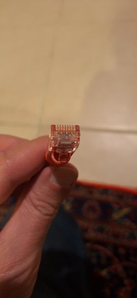 1' Ethernet Network Cable Red