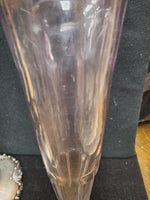 Antique 925 Silver And Crystal Vase