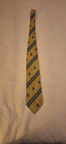 100% Silk Tie Hand Made in Italy Mates  Como with Elephants Vintage Early 90's