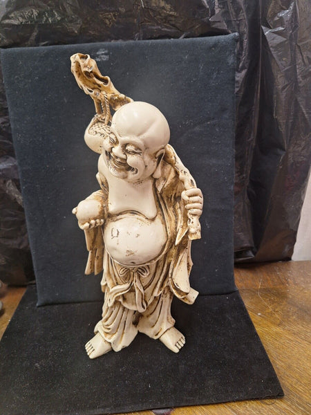 Chinese Buddha  Statue Possibly Antique 13.5" Tall