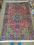 Antique Hand Knotted Woven Oriental Rug All Wool Woven Specially for Dilmaghani