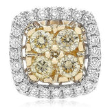 Lovely Yellow Diamond Earring - Diamonds Sapphires Rubies Emeralds