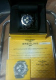 Breitling A1337011 Super Avenger Chronograph Good Condition Blue Face - Diamonds Sapphires Rubies Emeralds