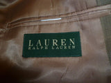 Beige Lauren by Ralph Lauren Sport Coat Size 40 Regular - Diamonds Sapphires Rubies Emeralds