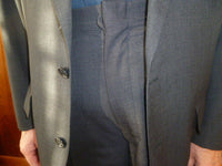 Beautiful Charcoal Gray Brooks Brothers Suit 100% Wool Made in USA Size 41 - Diamonds Sapphires Rubies Emeralds