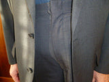 Beautiful Charcoal Gray Brooks Brothers Suit 100% Wool Made in USA Size 41 - Diamonds Sapphires Rubies Emeralds