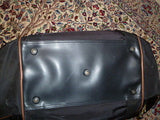Authentic Lark Duffle Bag, Very Good Condition 23" Black, Canvas - Diamonds Sapphires Rubies Emeralds