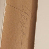 Mid Century Signed Abstract Watercolor painting