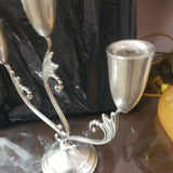 Pair of Pure Silver Candelabra 3
