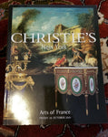 Christie's New York Arts of France Friday October 26, 2001 auction catalog