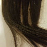 Dark Brown 10" Piece Hairpad Hairpiece 100% Remy Human Hair Clip Side Patches