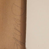 Mid Century Signed Abstract Watercolor painting