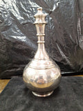 Antique Siver European Vase Or Wine Bottle 10.75" Tall 840 Silver 400 Grams