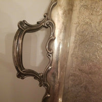 "Joanne" Webster Wilcox International Silver #7291 Serving Tray, 24" x 15"