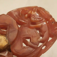 Antique Chinese Carving Jade Or Coral Animal