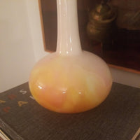 Antique Art Glass Iridescent Opaline Vase #9408