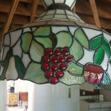 Stained glass Fruit chandelier