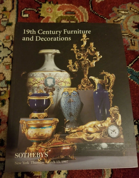 Sothebys 19th century furniture and decorations  March 13, 1997