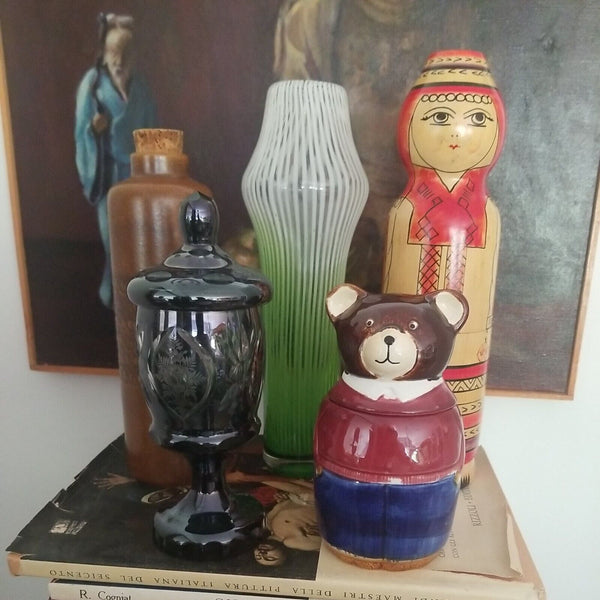 Mid Century Modern Ceramic Murano Bear Collection