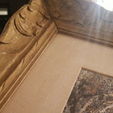 Mid century Modern Abstract Hand Painted Painting of Little Girl