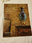 Sothebys auction catalog 19th and 20th century furniture and decorations - Diamonds Sapphires Rubies Emeralds