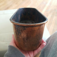 Antique Copper Hand Hammered Vessel