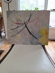 Vintage Modernist Abstract Painting Important