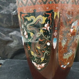 Antique Japanese Vase 250 Years Old with Bronze