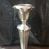 Pair Of Candlesticks Pure Silver Reinforced with Cement