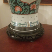 Antique Chinese Porcelain 100 Years Old Lamp