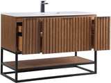 BemmaTerra Brown 48" Vanity With Top And Sink