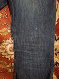 Levis 502 Jeans Blue 32 X 30 RIGHT BACK POCKET DAMAGED BY CELL PHONE!