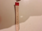 LE VIAN (LeVian) GENUINE LEATHER 14 MM WATCH STRAP ZAS 28 Red New