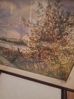 Antique American Signed WC Painting