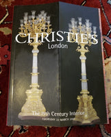 Christie's London Auction Catalog The 19th Century Interior - Diamonds Sapphires Rubies Emeralds