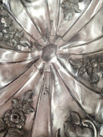 Vintage Pair Of Silver Plated Fruit Dishs With Handles Perfect Condition