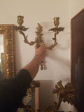 Pair Of Antique Louis XV Gilt Bronze Sconces Linke Quality