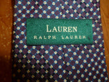 Hand Finished 100% Woven Silk Lauren by Ralph Lauren Cherry and Black Tie - Diamonds Sapphires Rubies Emeralds