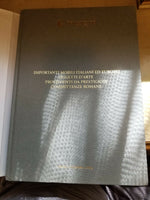 Semenzato Hard Cover Auction Catalog  Important Italian and European furnishings - Diamonds Sapphires Rubies Emeralds