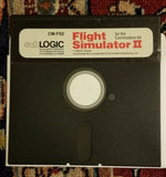 Flight Simulator II CM-FS2 SubLOGIC for  Commodore 64 by Bruce Artwick - Diamonds Sapphires Rubies Emeralds