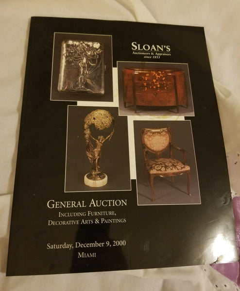 Sloan's Auction catalog  Furniture decorative arts and paintings Miami 12/9/2000 - Diamonds Sapphires Rubies Emeralds