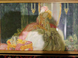 Pair Of Signed Framed French Themed Paintings
