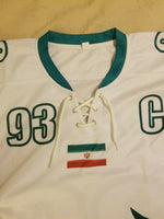 Mika Zibanejad Iran Hockey Jersey Size Large