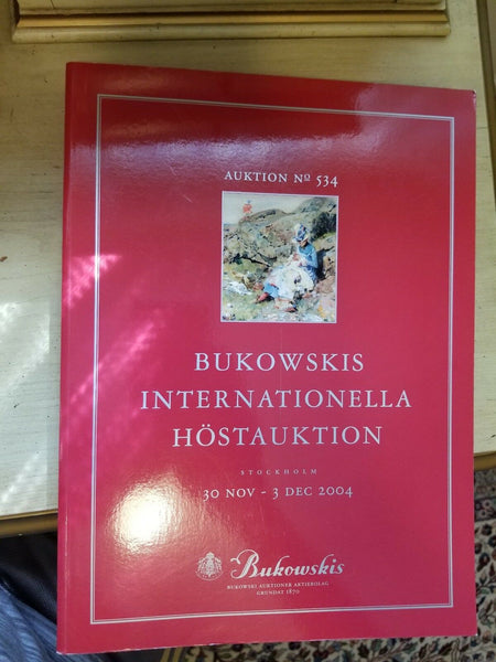 Bukowskis Stockholm auction catalog number 534 November 30th to December 3, 2004 - Diamonds Sapphires Rubies Emeralds