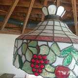 Stained glass Fruit chandelier